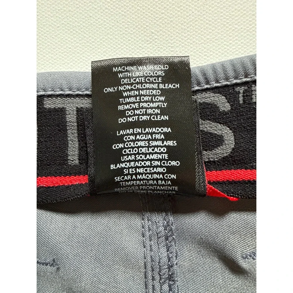 Gerry Mens Grey Outdoor Tech Stretch Hiking Utility Pants 40x30 Side Pocket